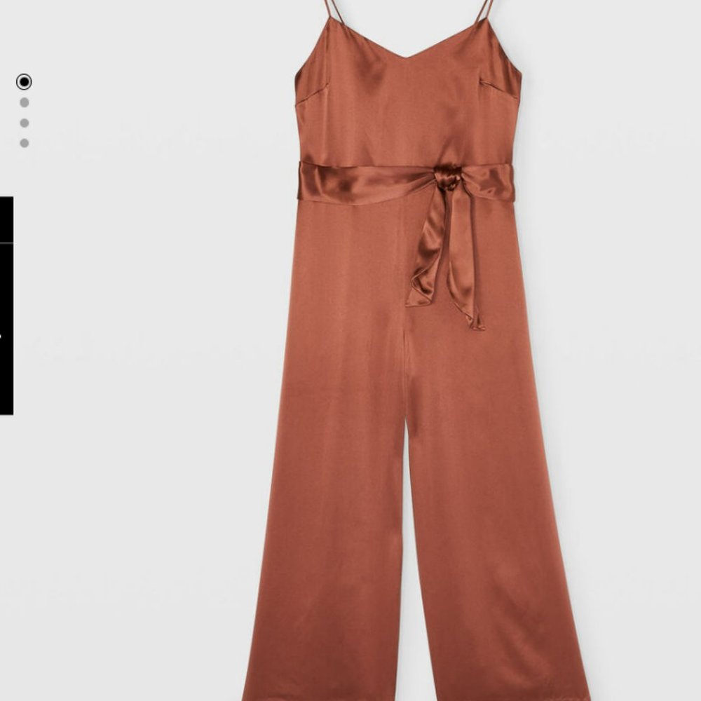 Club Monaco Silk Camisole Jumpsuit